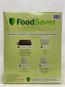 FoodSaver VS2110 Vacuum Sealing System, Food Vacuum Sealer. Black/Dark Gray  